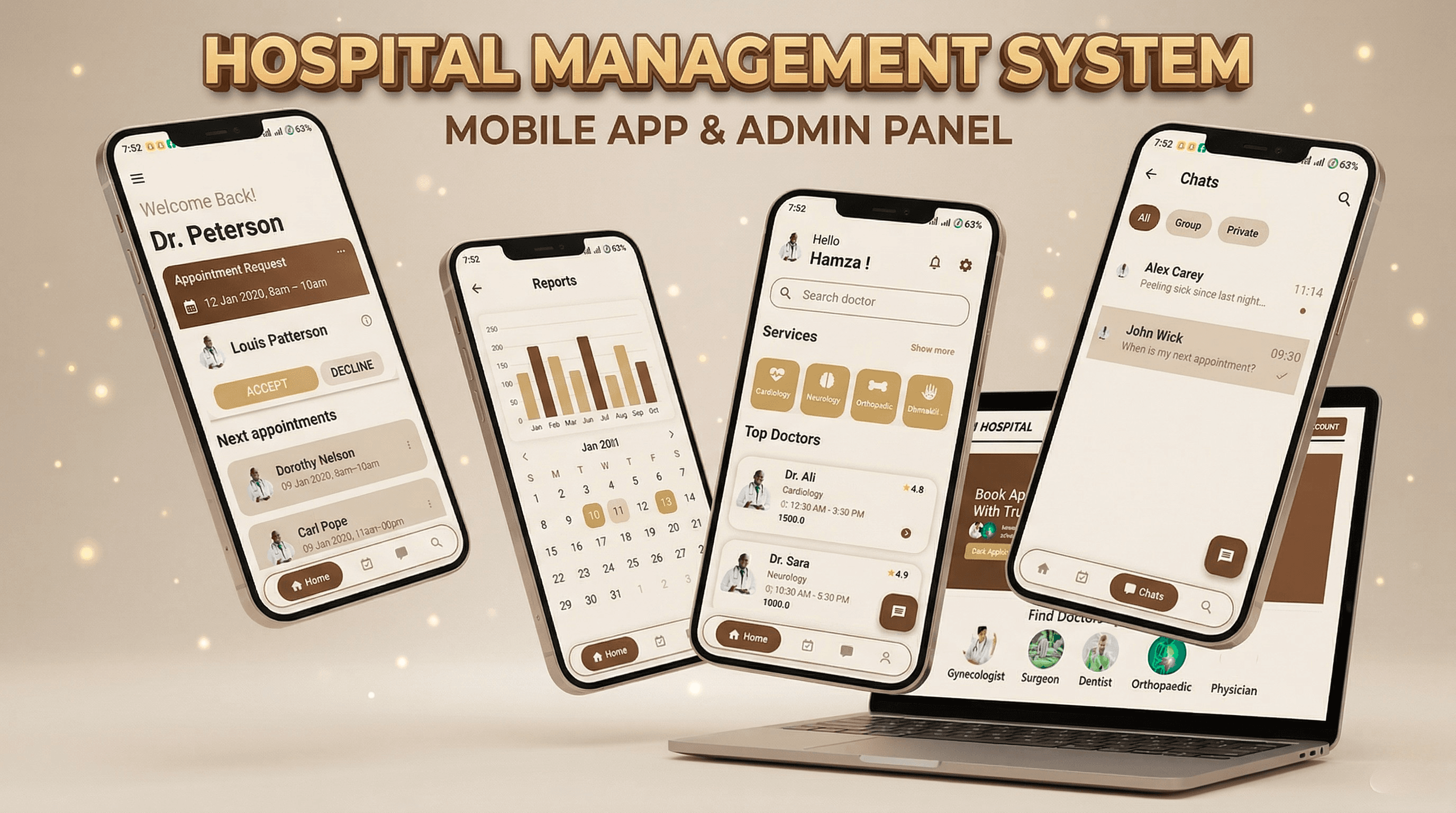 Hospital Management System (HMS) showcase