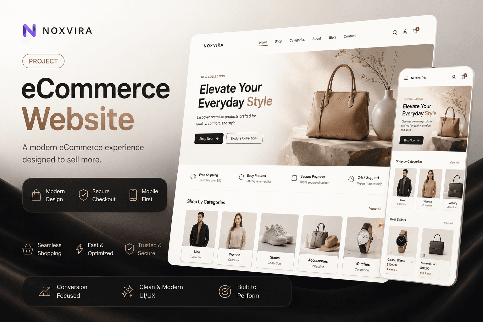 Ecommerce shopping site